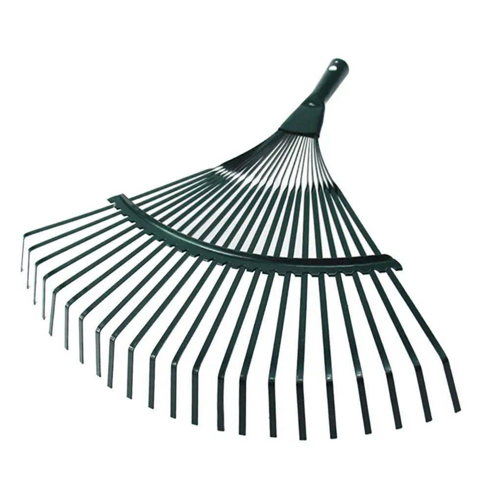 갈퀴 헤드, 헤비 듀티 스틸 교체 잔디 잎, 녹색, 40cm 너비, 22