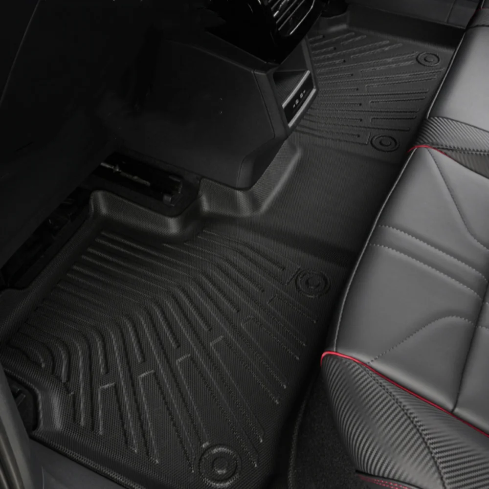Car floor mats Fit for Hyundai Santa Fe Hybrid 6/7 Seater TPE Floor Mats All Weather Anti-Slip Floor Mats &Trunk Mat Protection Acces