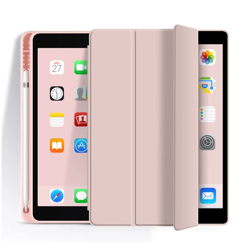 Slim Magnetic Stand Case with Pencil Holder