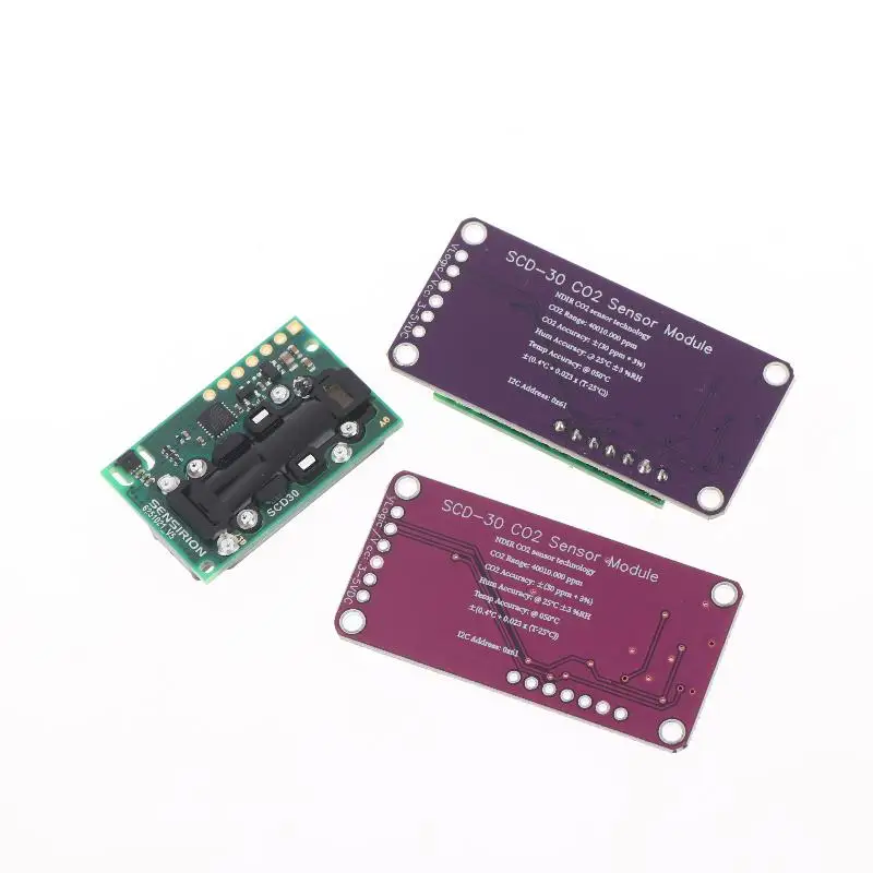 SCD30 Luftqualitäts-Gassensormodul für QWIIC CO2-Board RH/T-Messungen I2C Modbus PWM für die Umgebungsüberwachung – Detail 3