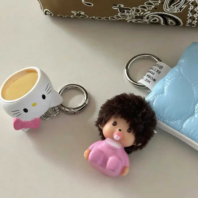 Llavero de Hello Kitty para mochila y llaves: Accesorio Creativo | Emoape