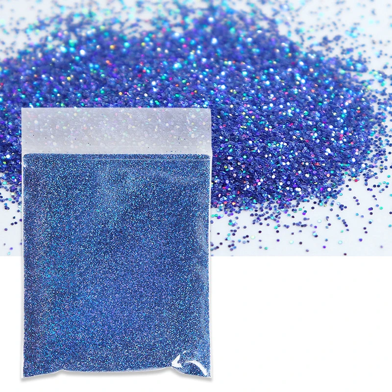 Holographic Fine Glitter Powder for DIY Crafting and Resin Art - 10g Gold & Silver Laser Sparkle