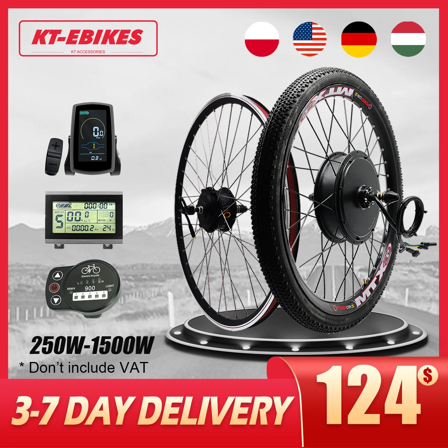 Ebike Kit 36V 500W 48V 1500W 1000W 750W e-bike e Bike Rad hub Motor Elektrische Fahrrad Bike Conversion Kit Bicicleta Electrica