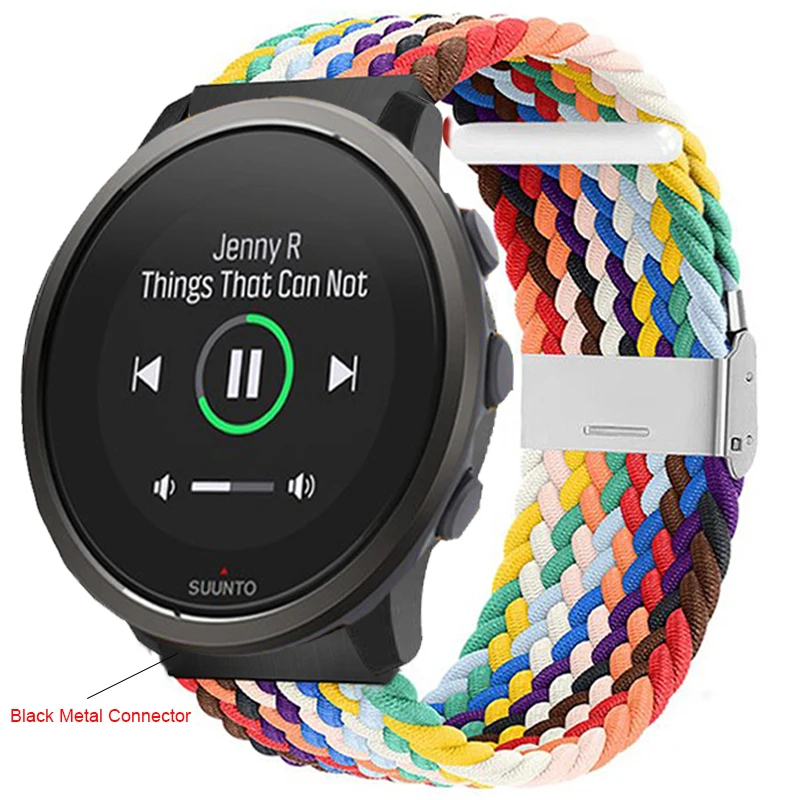 Cinturino Intrecciato Solo Loop Per Xiaomi Mi Watch Cinturino Colorato Cinturino Da Polso In Nylon Elastico Per Mi Watch Color 2 Mi Watch S1 Correa