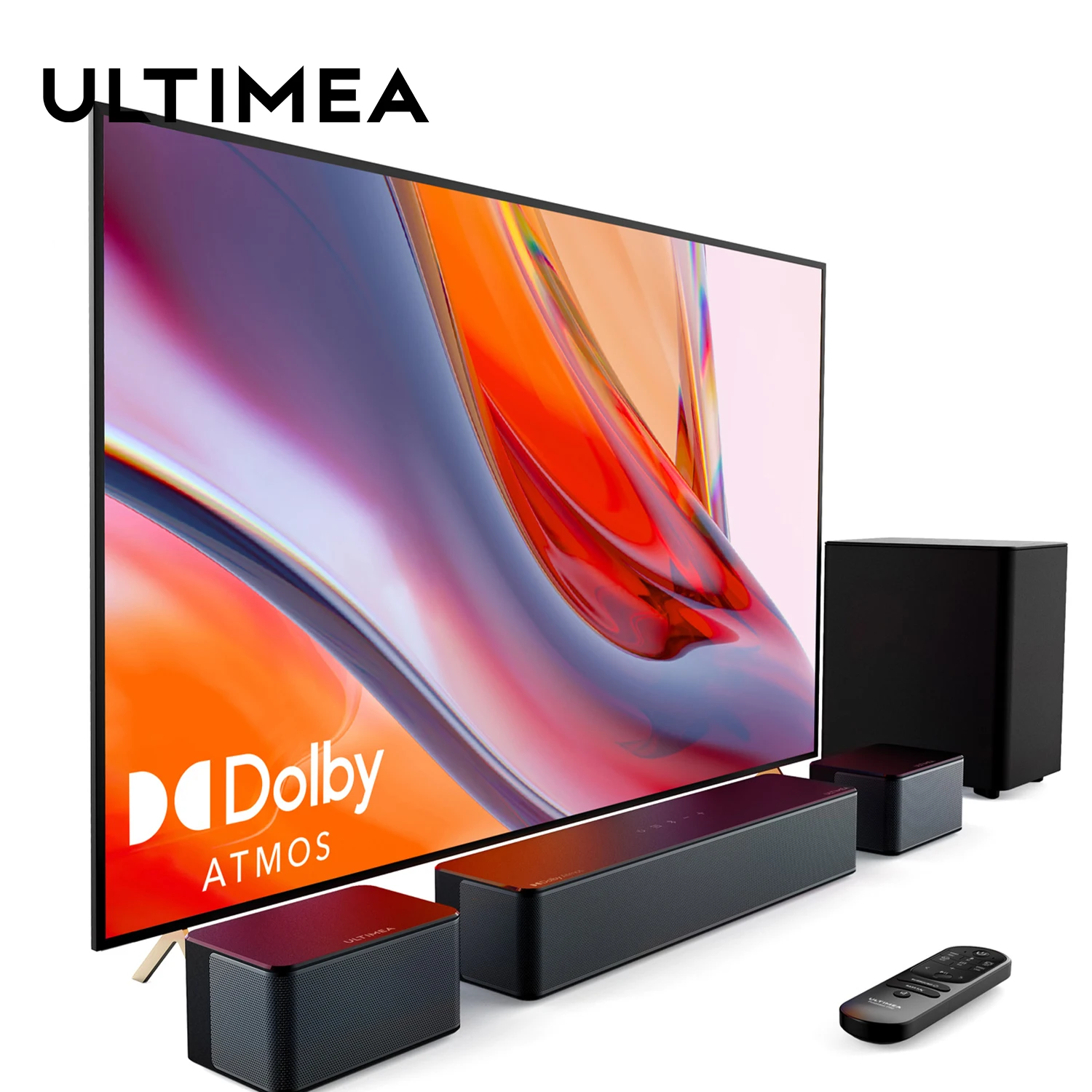 Ultimea 5.1 Soundbar Dolby Atmos, Sistema Audio Surround 3D, Soundbar Per Dispositivi Tv Con Subwoofer, Altoparlanti Soundbar Bluetooth