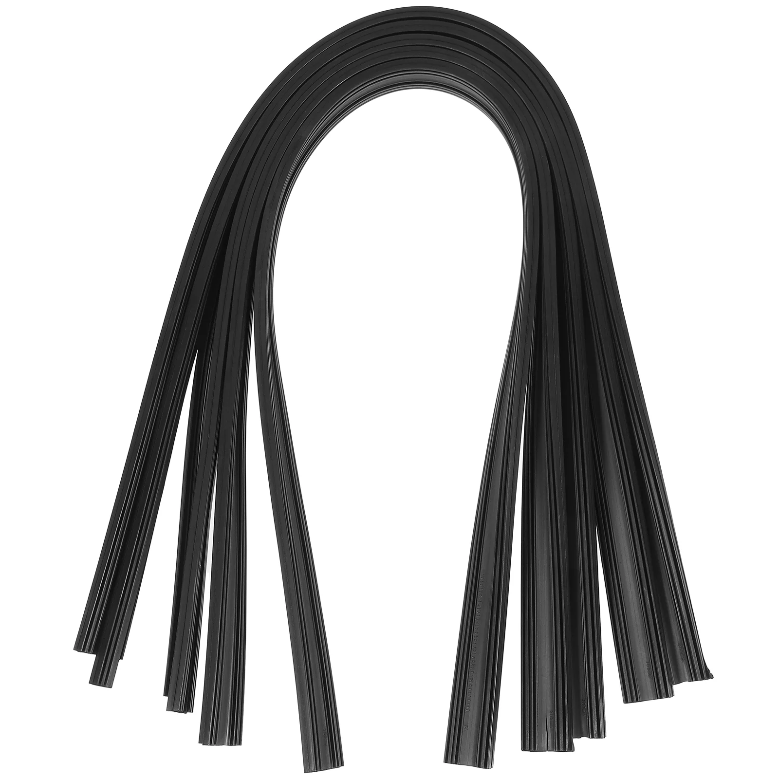 10 Pcs Silicone Bong Wipers Boneless Wiper Windshield Wiper Refills Strip Windshield Wiper Strips