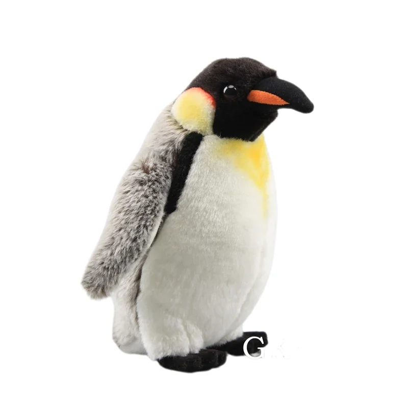 Simulation Animal  Swan Plush Toy Lifelike Swan 25 CM  10'' Penguin 22 cm Soft DollsRealLife Black White Swan Peluche Dolls Kids 2