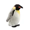 Simulation Animal  Swan Plush Toy Lifelike Swan 25 CM  10'' Penguin 22 cm Soft DollsRealLife Black White Swan Peluche Dolls Kids 2