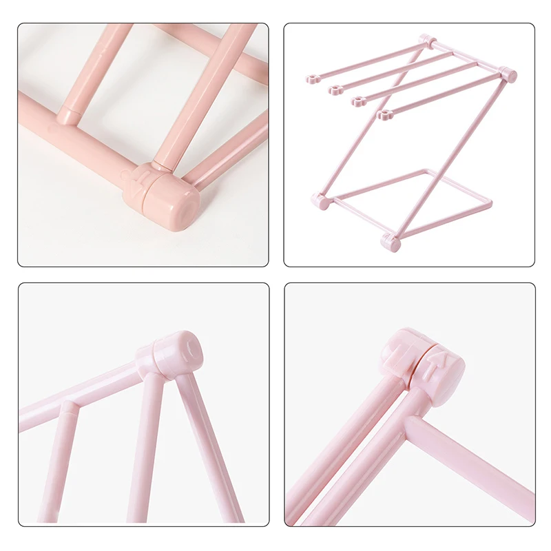Vertical Foldable Headband Storage Rack Desktop Hair Band Hair Tie Organizer