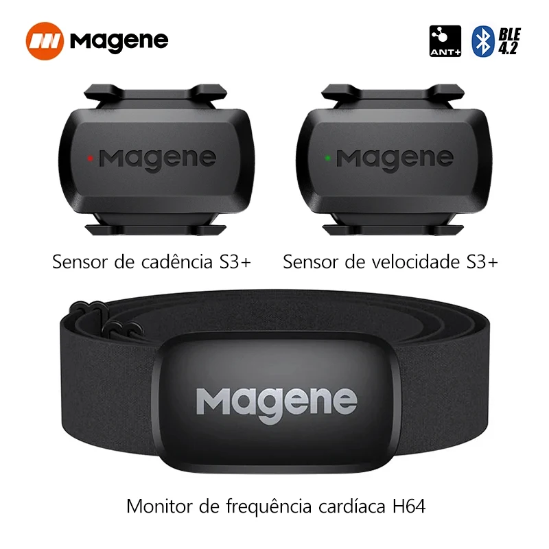 Magene-S3-Sensor-de-Velocidade-Cad-ncia-Bicicleta-e-Monitor-de-Freq ...