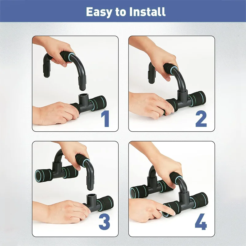 Enhanced Fitness Push-Up Bracket for Strengthening Chest and Abdominal Muscles at Home