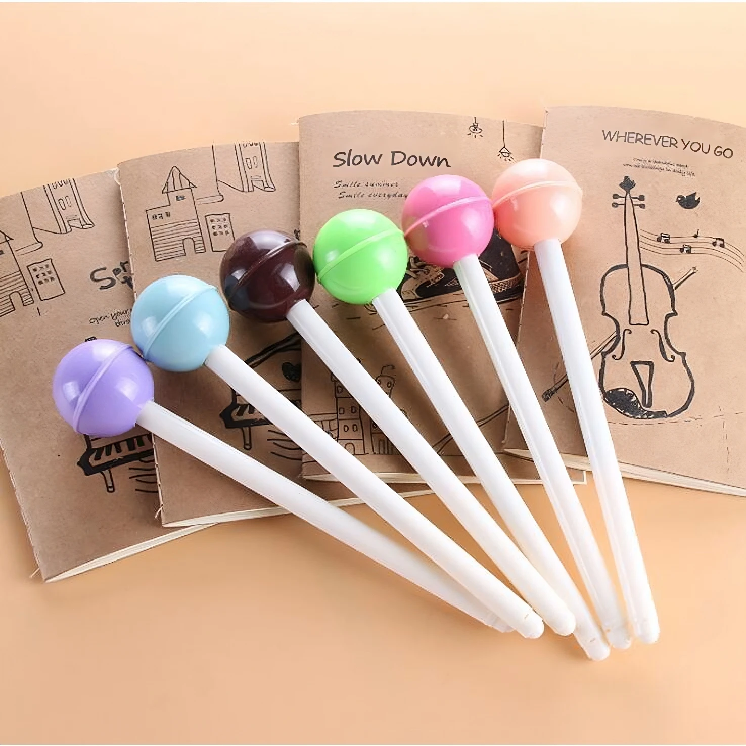 

Cute Lollipop Gel Pen Creative Student Stationery 1PC