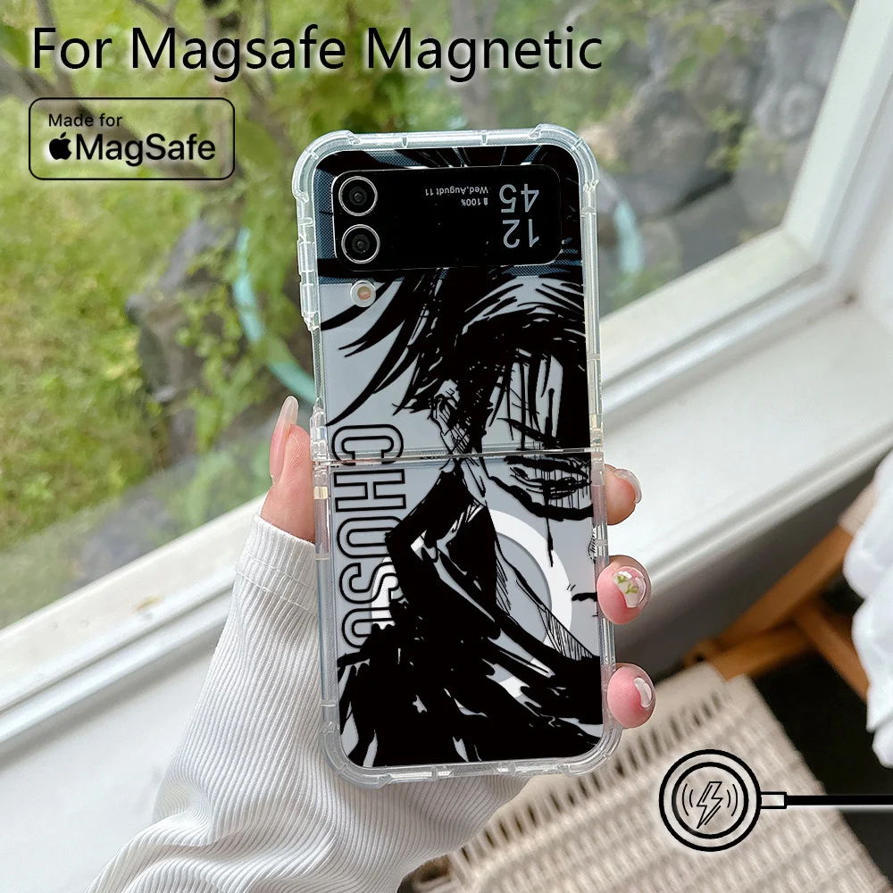 Jujutsu Kaisen Magnetic Transparent Phone Case - Soft Back Cover