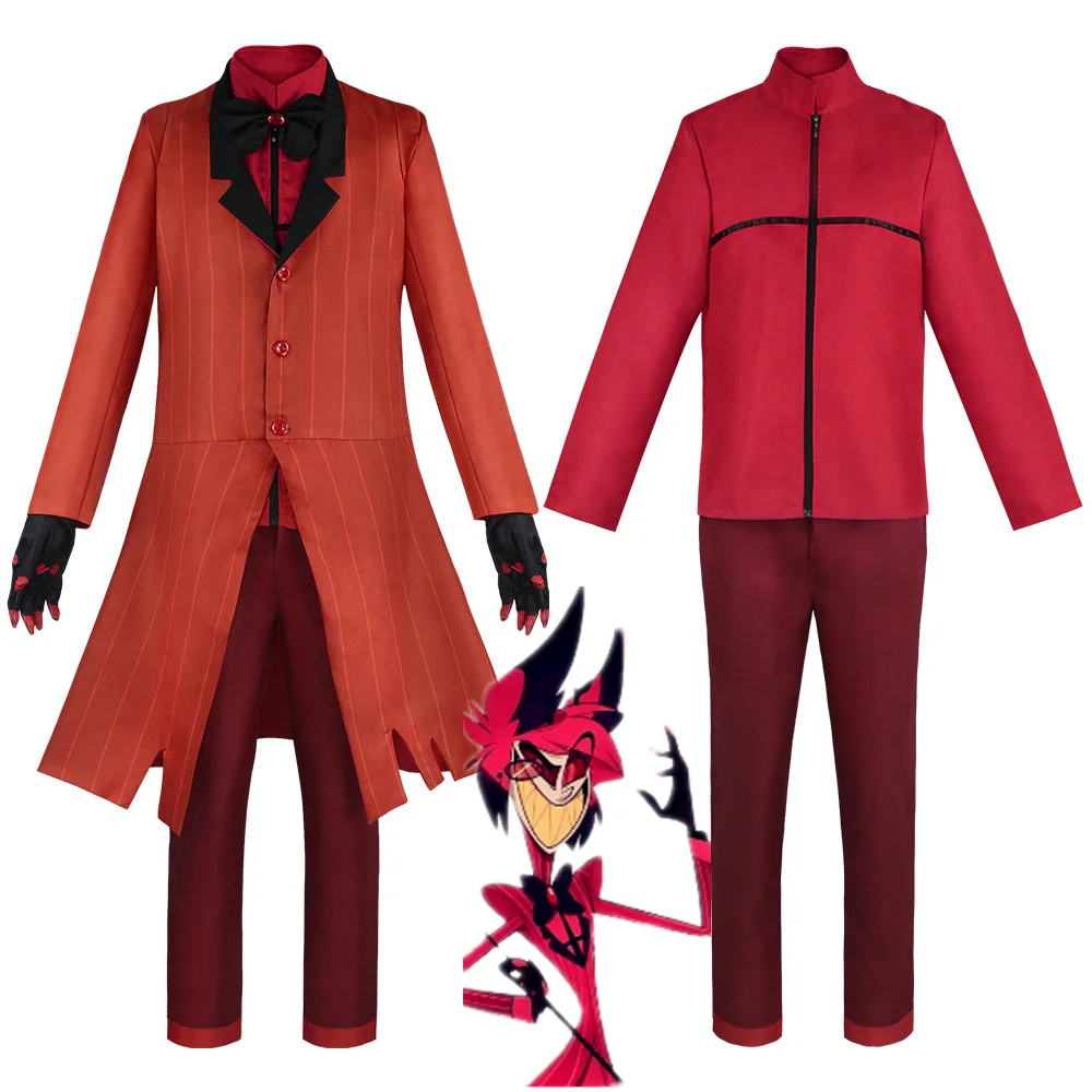 

Костюм для косплея аниме Alastor Hazbin, униформа для Хэллоуина с демоном, рация аластором