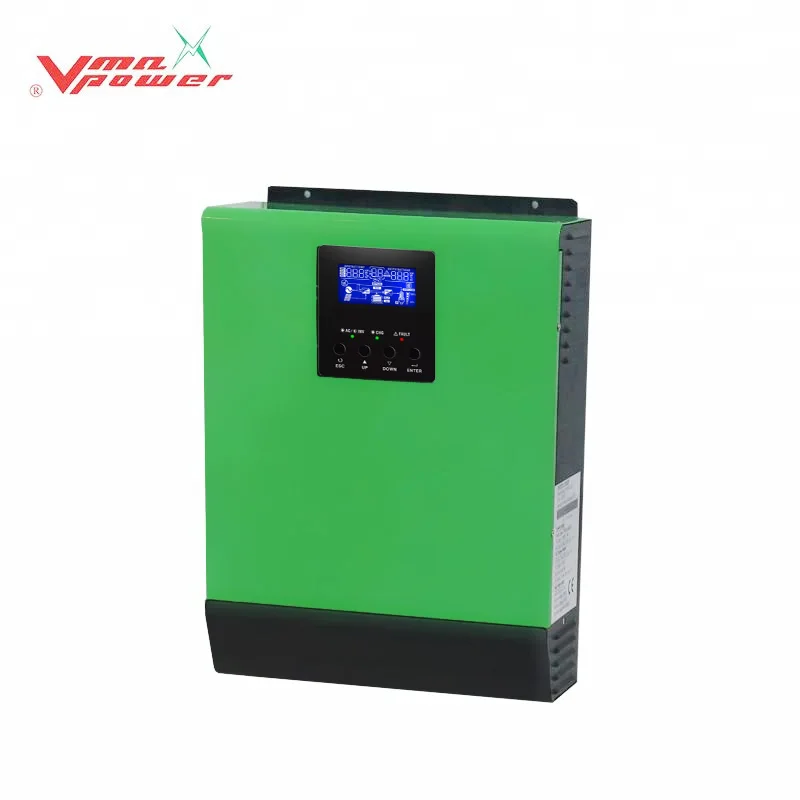 

Vmaxpower 2kva high frequency solar inverter off grid MPPT 24vdc hybrid charger pure sine wave parallel 6pcs pv home