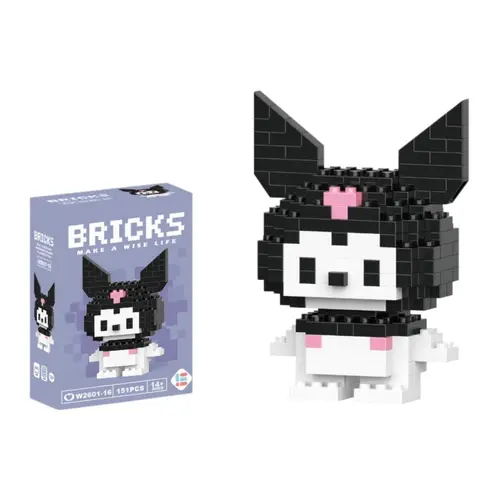 99 style SANRIO Hello Kitty Building Blocks Cartoon Figures Kuromi Bricks My Melody Children's Assembly Toys Cinnamoroll Gift - Image 32