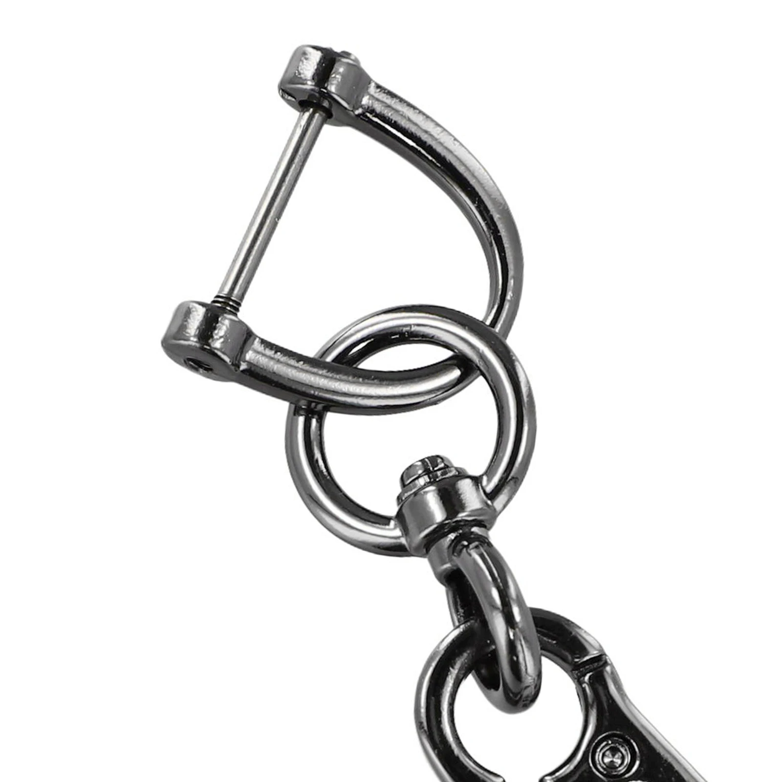 

Creative Metal Car Keyring Keychain Gunmetal Plated Key Chain Holder Wholesale Horseshoe Buckle Key Ring Accessories