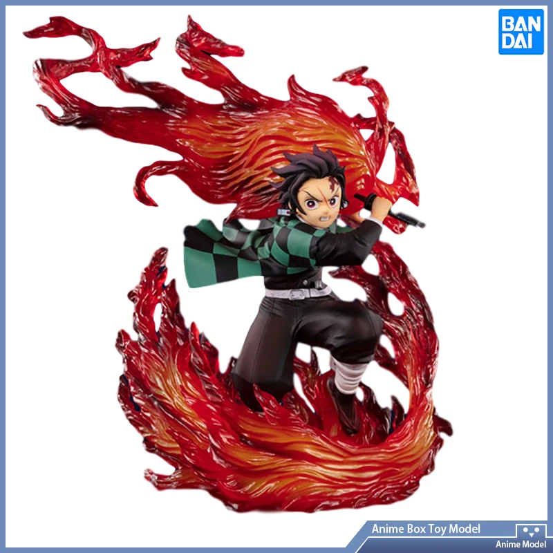 BANDAI producto Original Demon Slayer Kamado Tanjirou baile del Dios del  fuego MODELO DE figura de Anime| | - AliExpress
