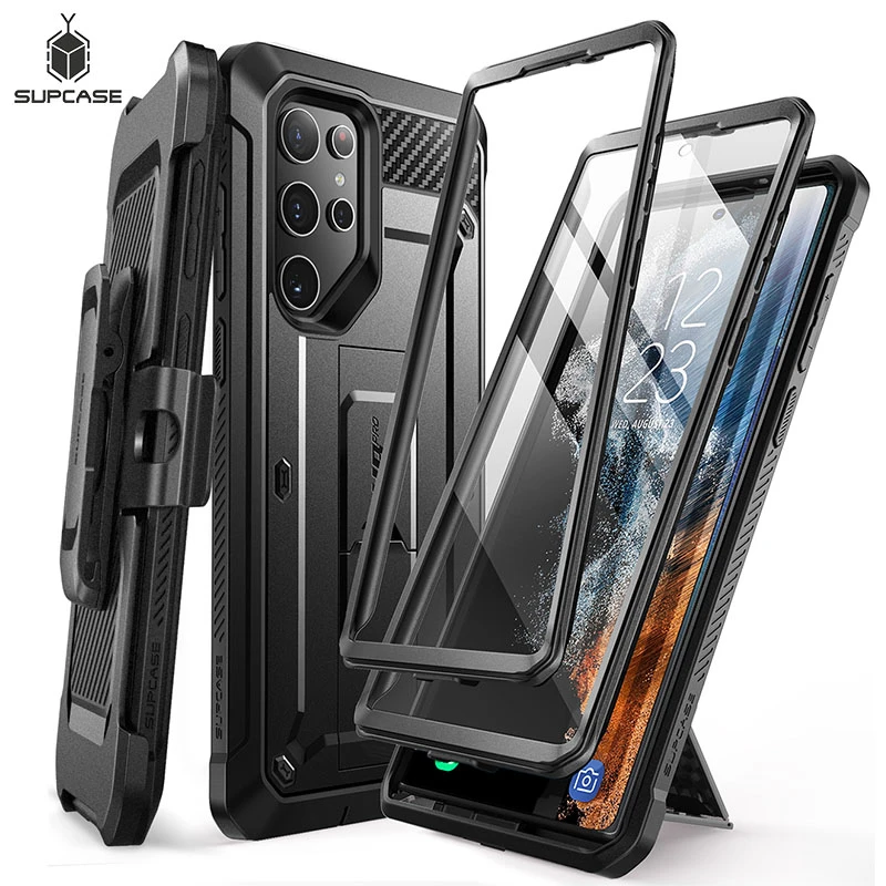 samsung s22 ultra case SUPCASE For Samsung Galaxy S22 Ultra Case 2022 UB Pro Full-Body Dual Layer Rugged Belt-Clip Case with Built-in Screen Protector galaxy s22 ultra silicone case