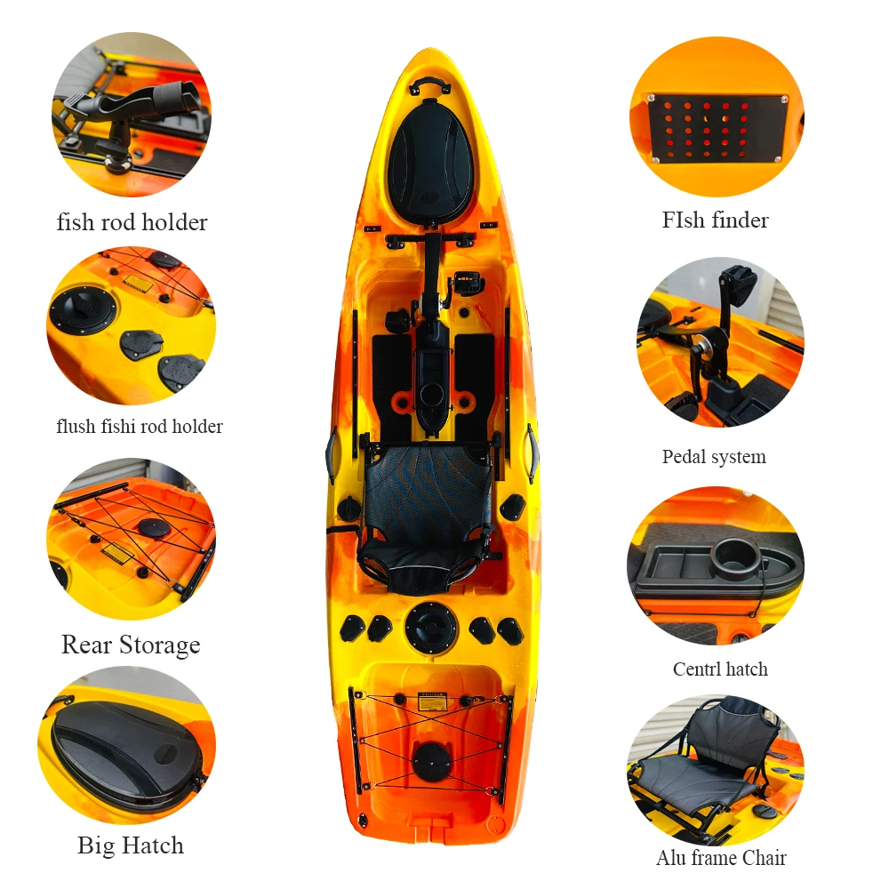 Used Pedal Drive Fishing Kayak You Can Stand On 350 Lb Capacity For Sale  Australia Bass Pro 10 - AliExpress