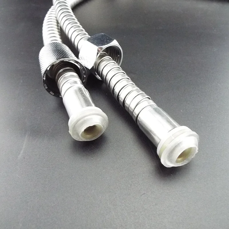 

Stainless Steel Plumbing Pipe Pulling Flexible Shower Hose Tube, Bathroom Shower Water Hose Extension, 1.2m, 1.5 m, 2m Long