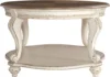 Realyn Casual Cottage Coffee Table, Antique White & Brown 3