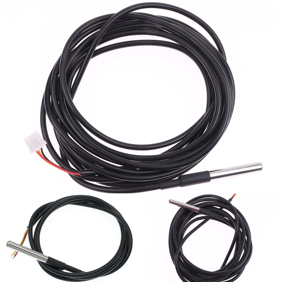 

Водонепроницаемый датчик температуры из нержавеющей стали, длина 1/3 м