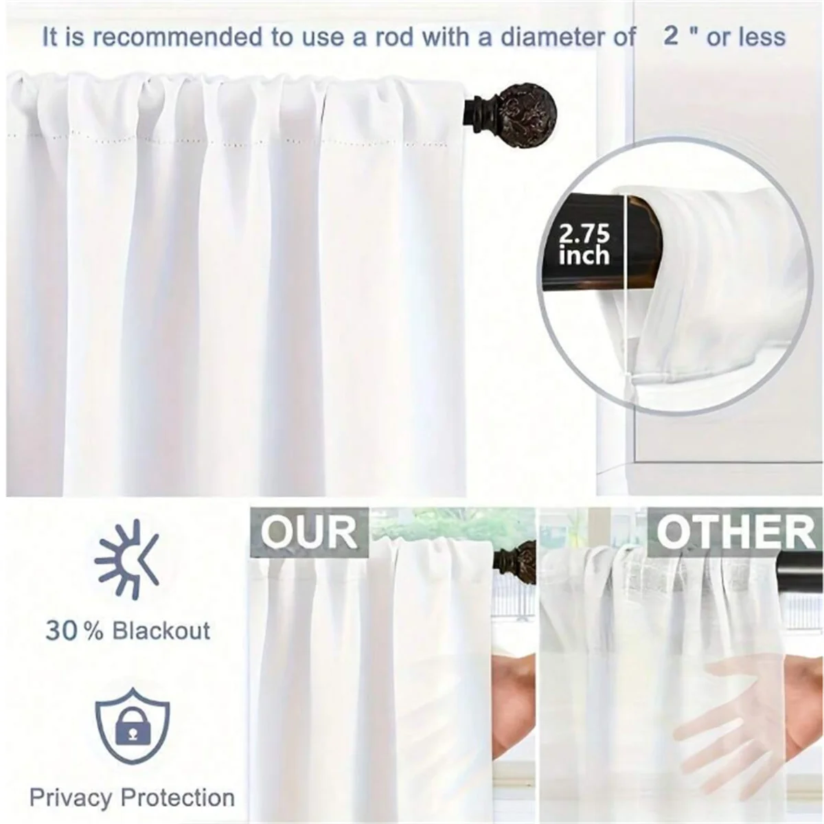 2PCS Astronaut Space Astronaut Window Curtains Cartoon Characters Cosmic Planet Adventure Rod Pocket Window Drapes. 5