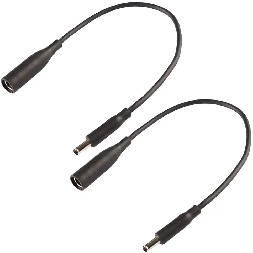 2pack Adapter Converter Cable 7.4 to 4.5mm for Dell Laptop Power Supply 30w 40w 45w 65w 90w 120w D5g6m 0d5g6m M3800 XPS 12 13