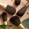 Kit de brochas de maquillaje sintéticas 4 piezas Emoape: Acabado Profesional y Cruelty-Free