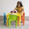 Kids Table and 4 Chair Set, Sturdy Toddler Activity Table for Playtime, Arts, Crafts, Reading - 5-Piece 5