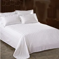 Hotel Style 100% Cottton Comfortable Bed Sheets Soft Skin Friendly and Hypoallergenic Hygroscopic Sheet Durable Washable Sheets 1