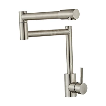 Becola Creative 360 องศาฟรีพับและ Retractable Design ก๊อกน้ําห้องครัวเกรดอาหาร 304 สแตนเลสผสมร้อนและเย็น 1