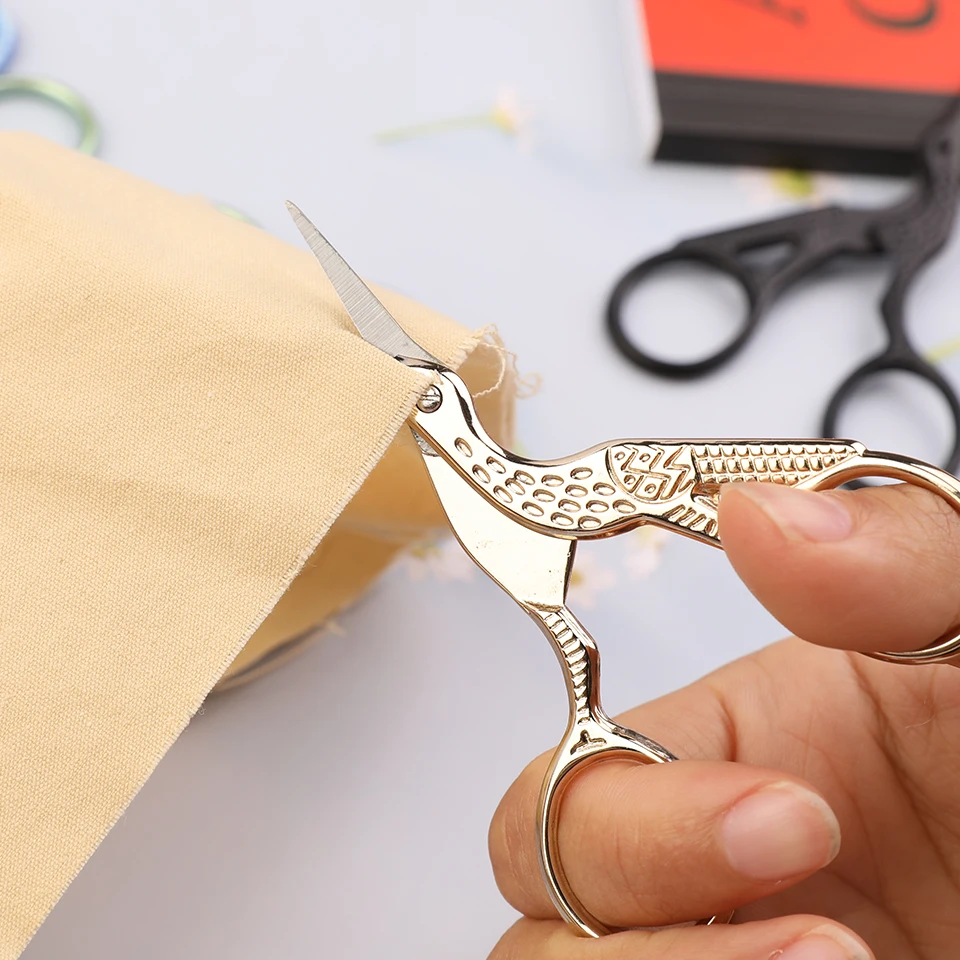Tailor Scissors KRABALL Crane Mouth Sewing Needlework DIY Craft Vintage Embroidery Fabric Cutting Shears