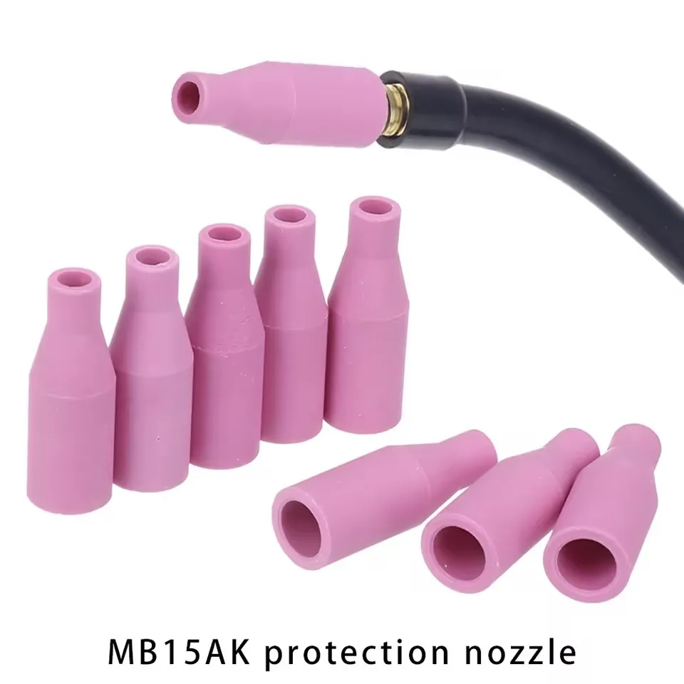 Welding Torch Nozzle 1/2/5/10PCS MB-15AK 14AK MIG/MAG Gas Ceramic Euro Style