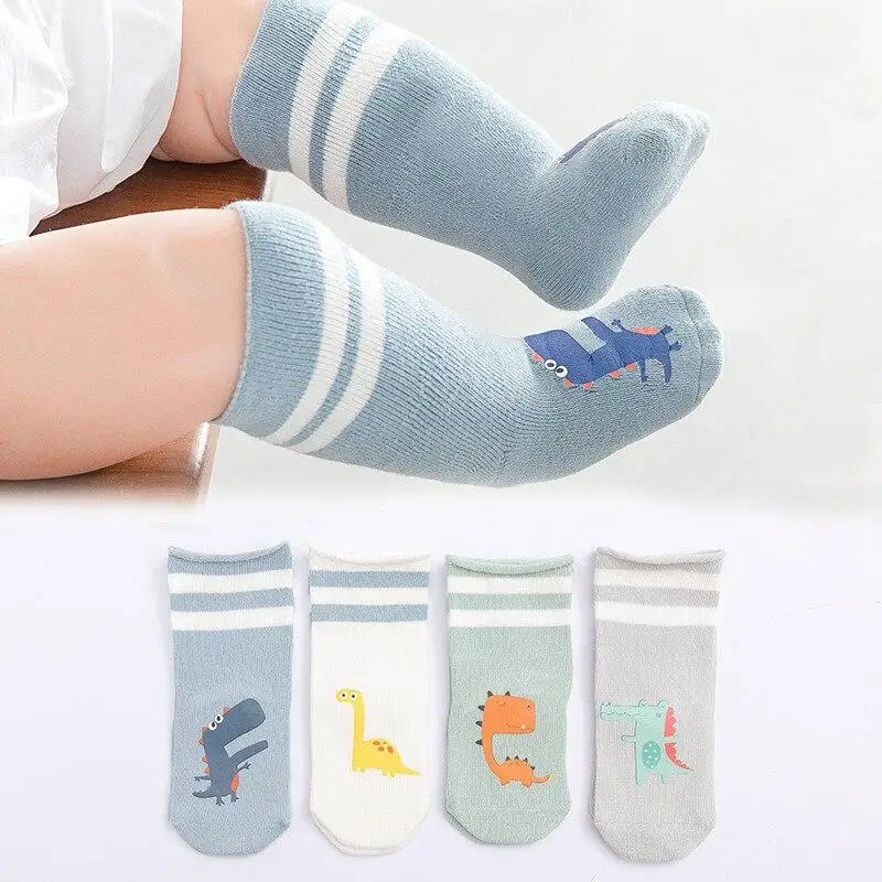 4 Pairs/lot Infant Baby Socks Spring Autumn Baby Socks Girls Cotton Newborn Boy Toddler Socks Kids Children Clothes Accessories