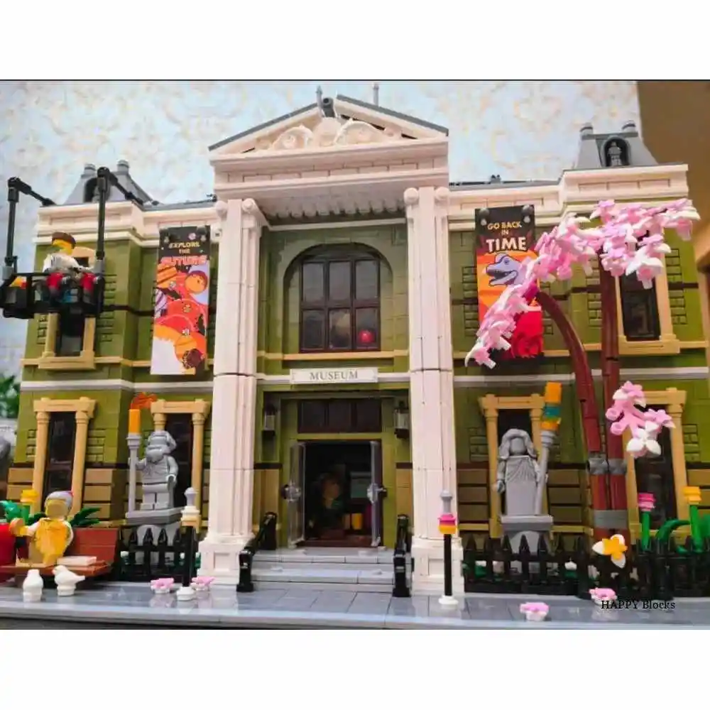 New Icons Natural History Museum 10326 Biggest Modular Building Set Architecture Street View Building Blocks Toy Kids Gift 2