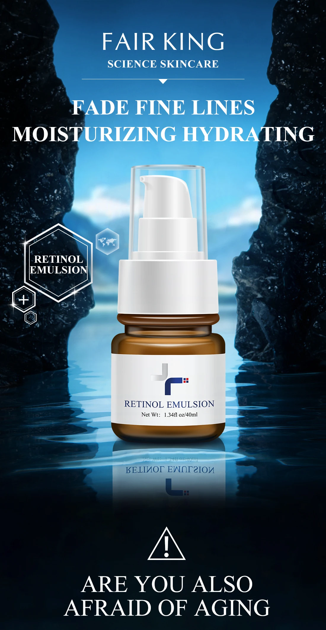Facial Lotion with Retinol to Moisturize, Repair, and Reduce Fine Lines