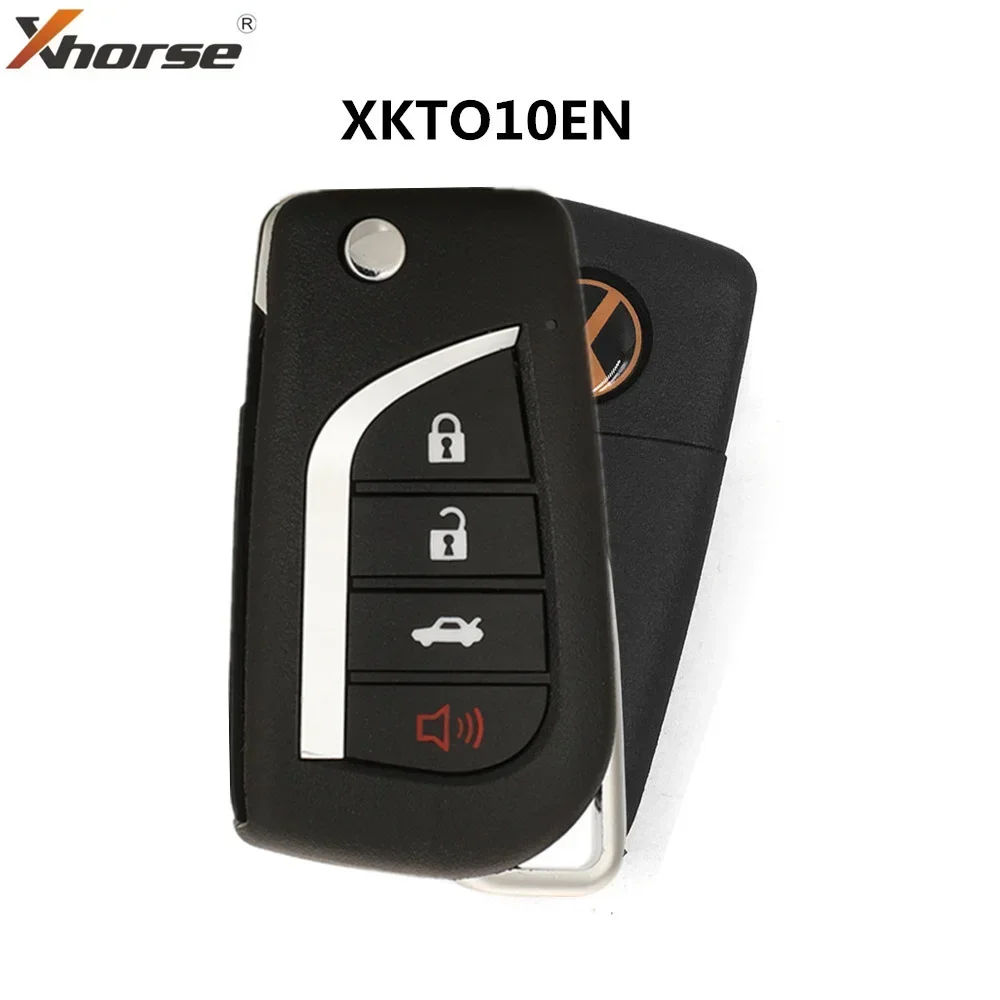 Xhorse VVDI2 Universal Wire/Wireless Remote Car Keys 2/3B for Toyota Style VVDI Key Tool MAX XKTO00/01/10EN XNTO00EN 1/5/10pcs Car Remote Key Car Key