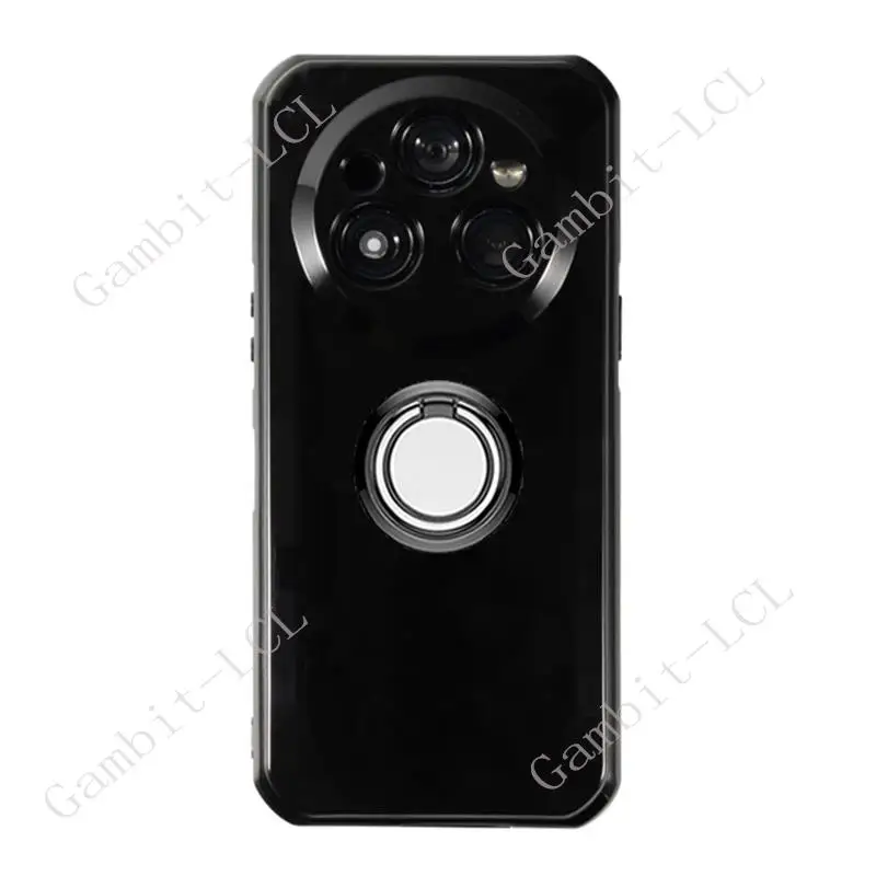Enhanced Back Ring Holder Bracket Phone Case - TPU Soft Silicone Cover for 6.6 Smartphones (2024 Edition)