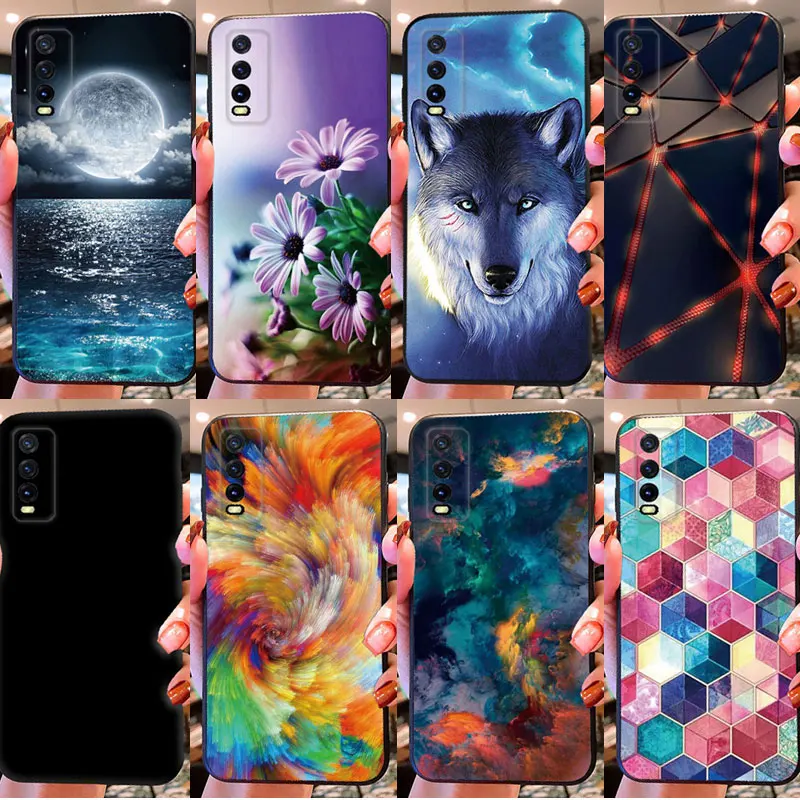 Soft Case Vivo Y20 Cover Painted Silicone Tpu Phone Case For Vivo Y20i