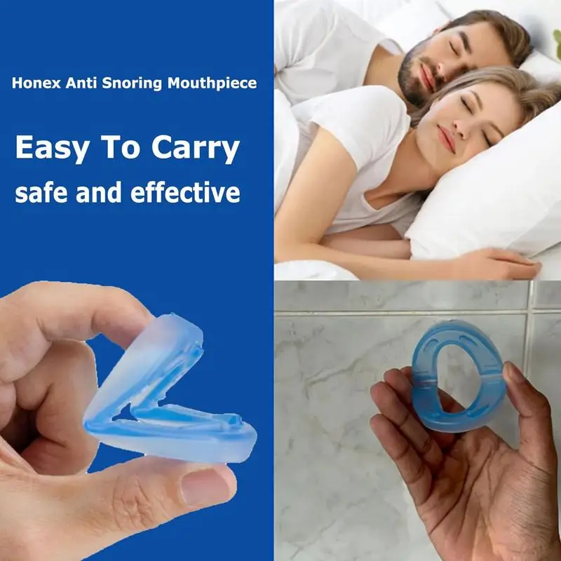 Hot sale Anti Snoring Mouthpiece Reusable Snore Stoppers Sleep Difficulty Snore Stoppers Solution For Comfort & Easy Breathing