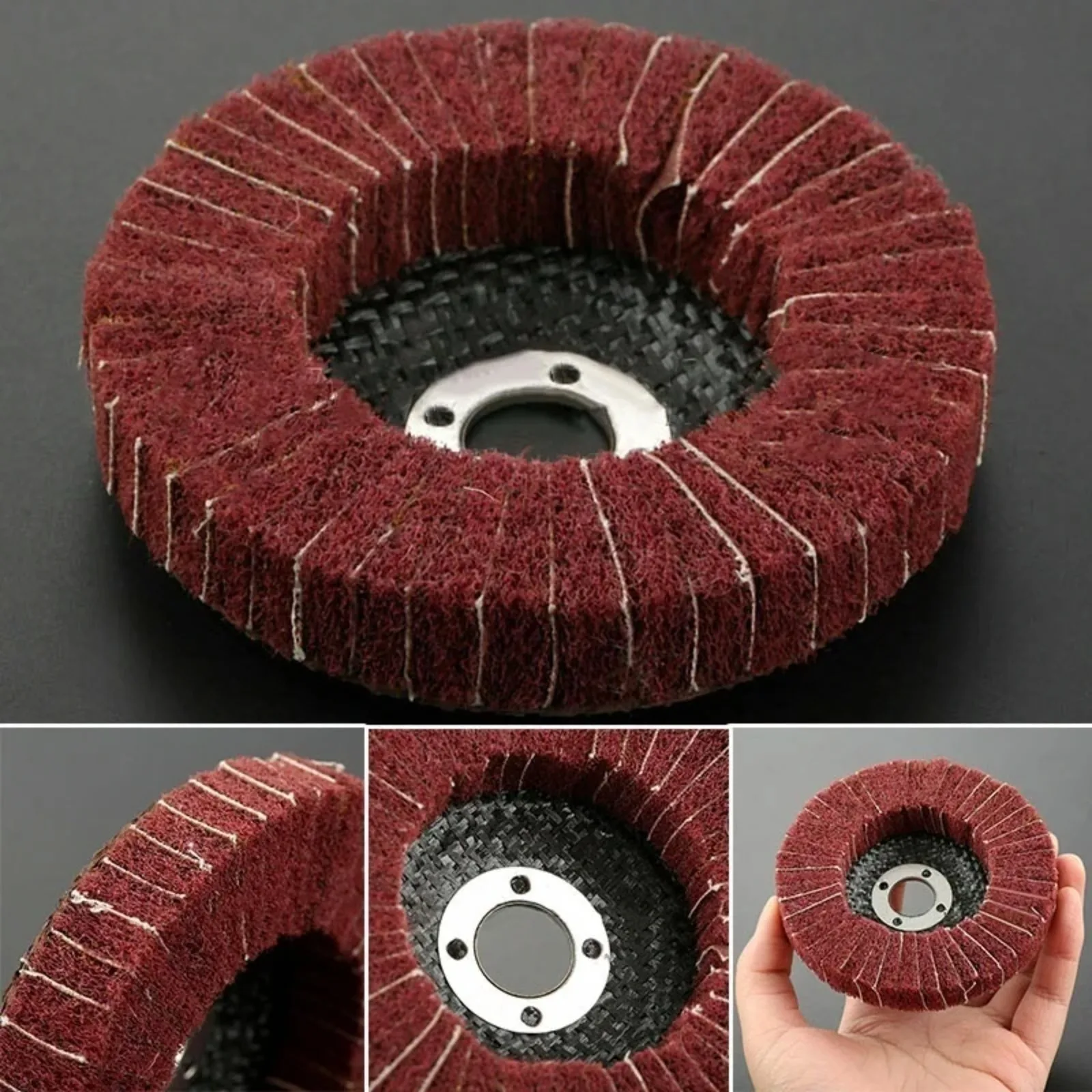 Car Polishing Pad 1pc Polishing Disc Abrasive Angle Grinder Rust Pad 320 Grit for Clean & Remove Paint Coating