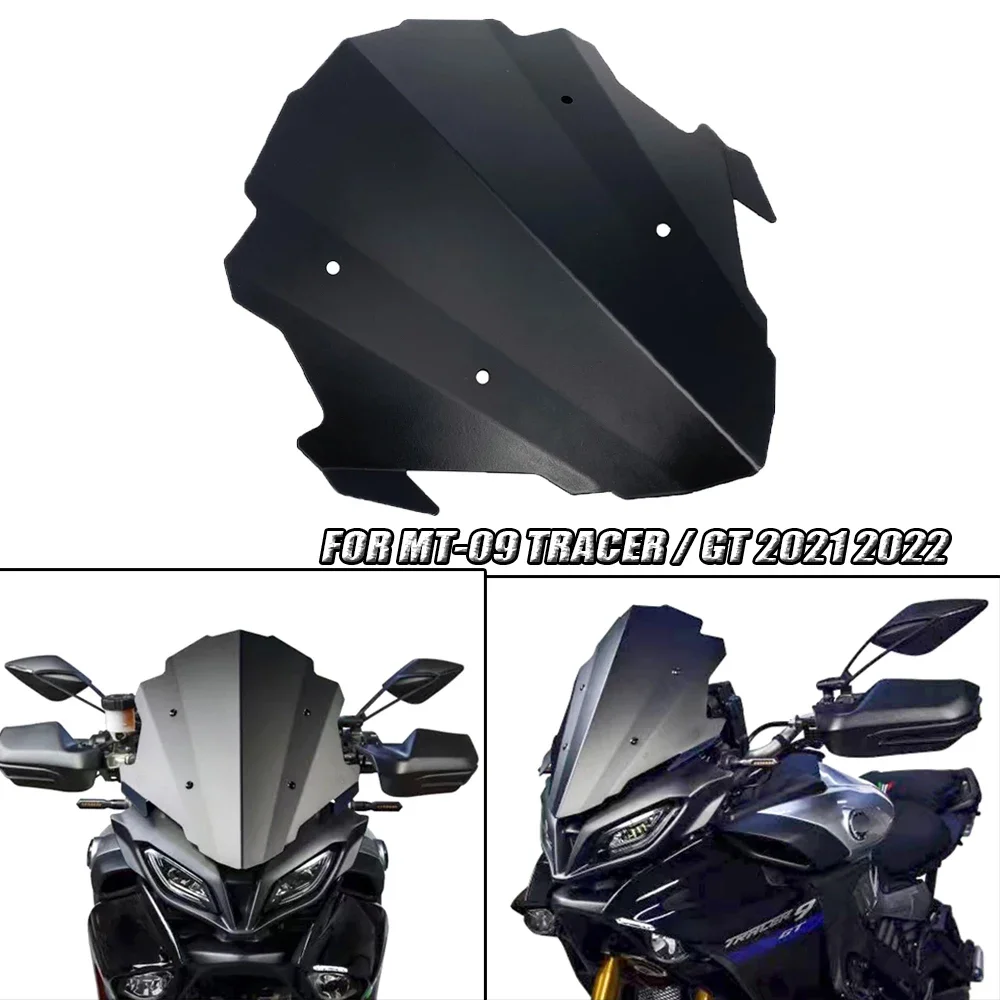 

The new Motorcycle Windshield WindScreen Wind Deflector For YAMAHA MT-09 TRACER 9 GT-9 2021 MT 09 TRACER-9 GT 9 2021