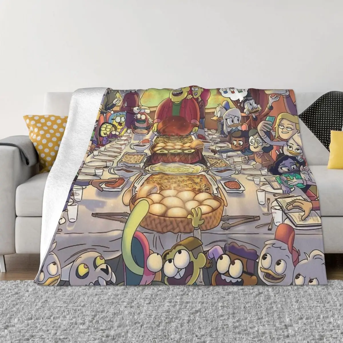 

Amphibia Anne Cartoon Blanket Flannel Spring Autumn WHOLE APMPHIANS Warm Throws For Winter Bedding