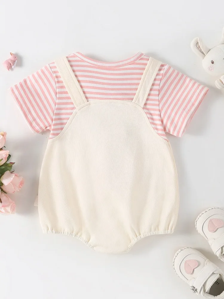 Cute Baby Girls Bunny One Piece Bodysuit