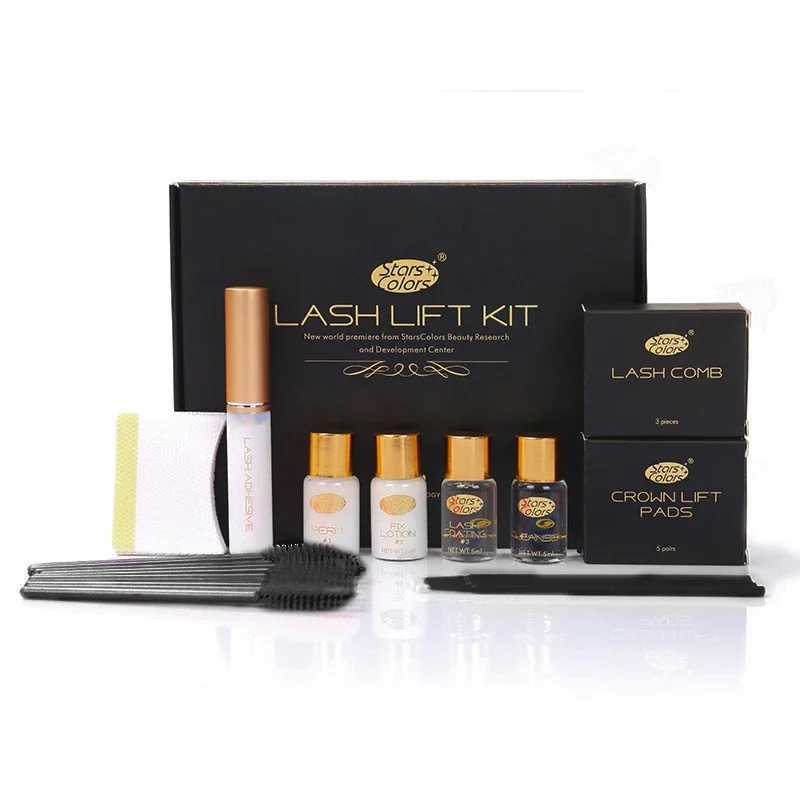 Kit de Rehaussement Rapide des Cils pour Salon Esthétique, Accessoire de Maquillage des Yeux en 5 à 8 Minutes, Recourbeur pour Souligner le Regard, Outil d'Esthéticienne