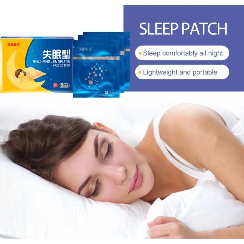 

24pcs Sleep Aid Patch Reduce Fatigue Stress Anxiety Improve Plaster Relieve Insomnia Promote Sleeping Relax Artifact Stickers