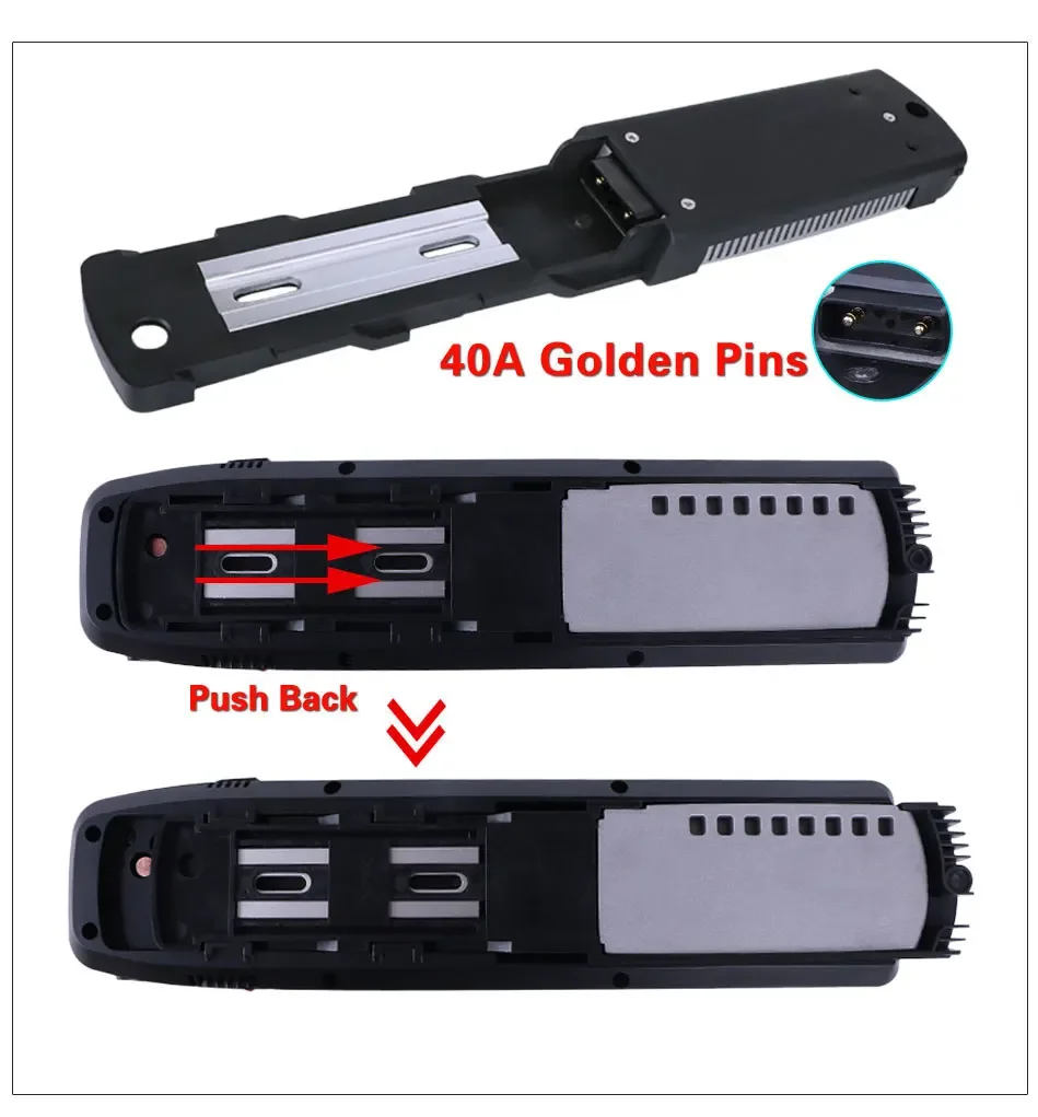 48v Hailong 40ah 60ah30ah 20ah (2000w) 50ah Battery 48v 30ah Bicycle V20 Fatbike Accu X Go Battery E Bike 1000 Ebike