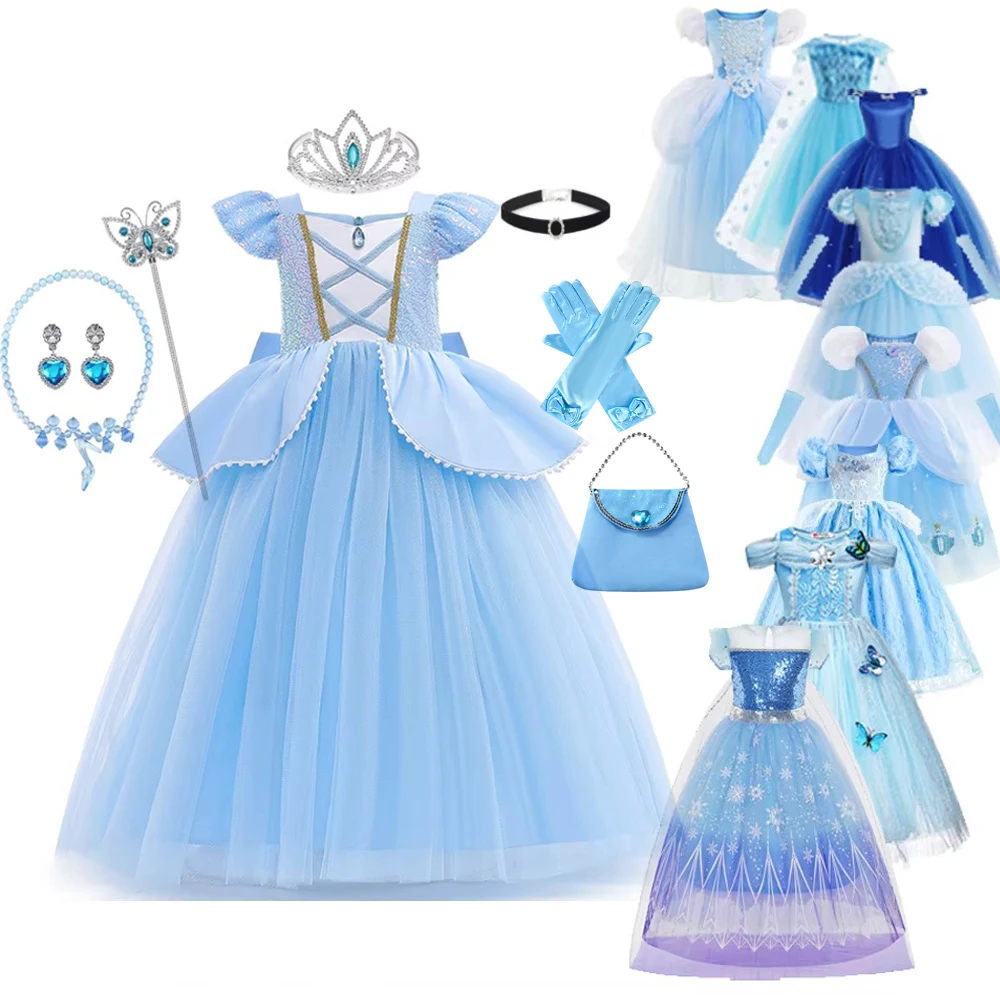 Prinses charme Assepoester kostuum meisjes formele kleding - AliExpress, image size:1000x1000